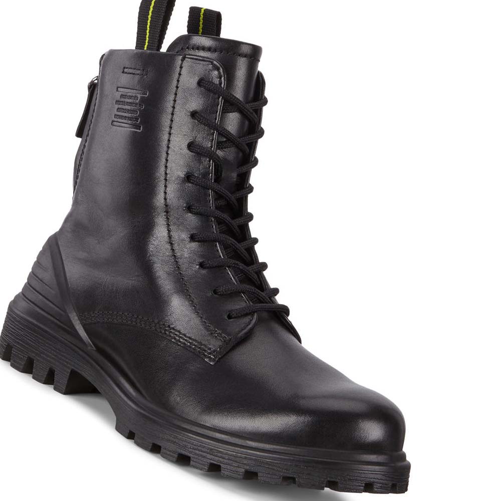 Women's Ecco Tredtray High Cut Boots Black | Canada 52DFM